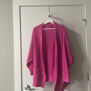 Express small Barbie pink cardigan